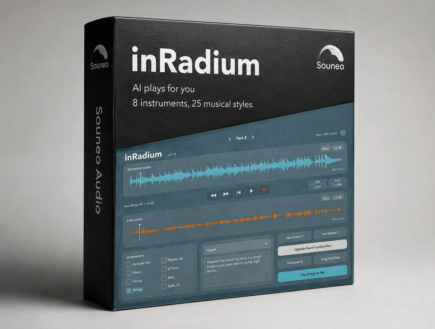 inRadium software box